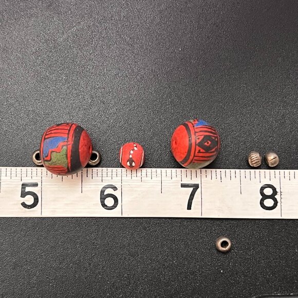 Bead Jewelry Making Craft Lot- Stone, Clay, Metal - Picture 8 of 8